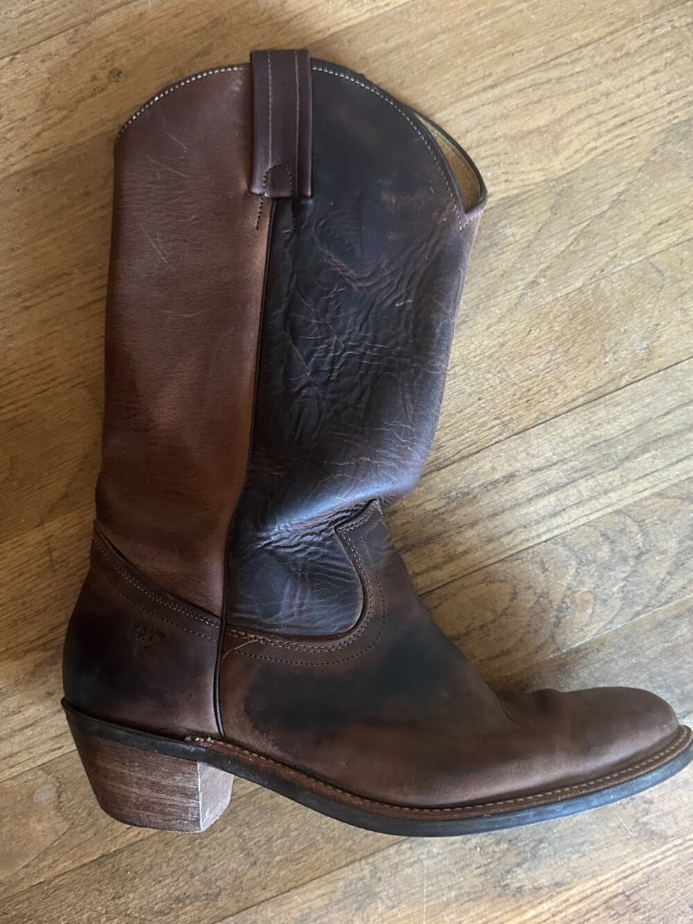 Vintage Frye Cowboy Mid Length Boots 10.5M
